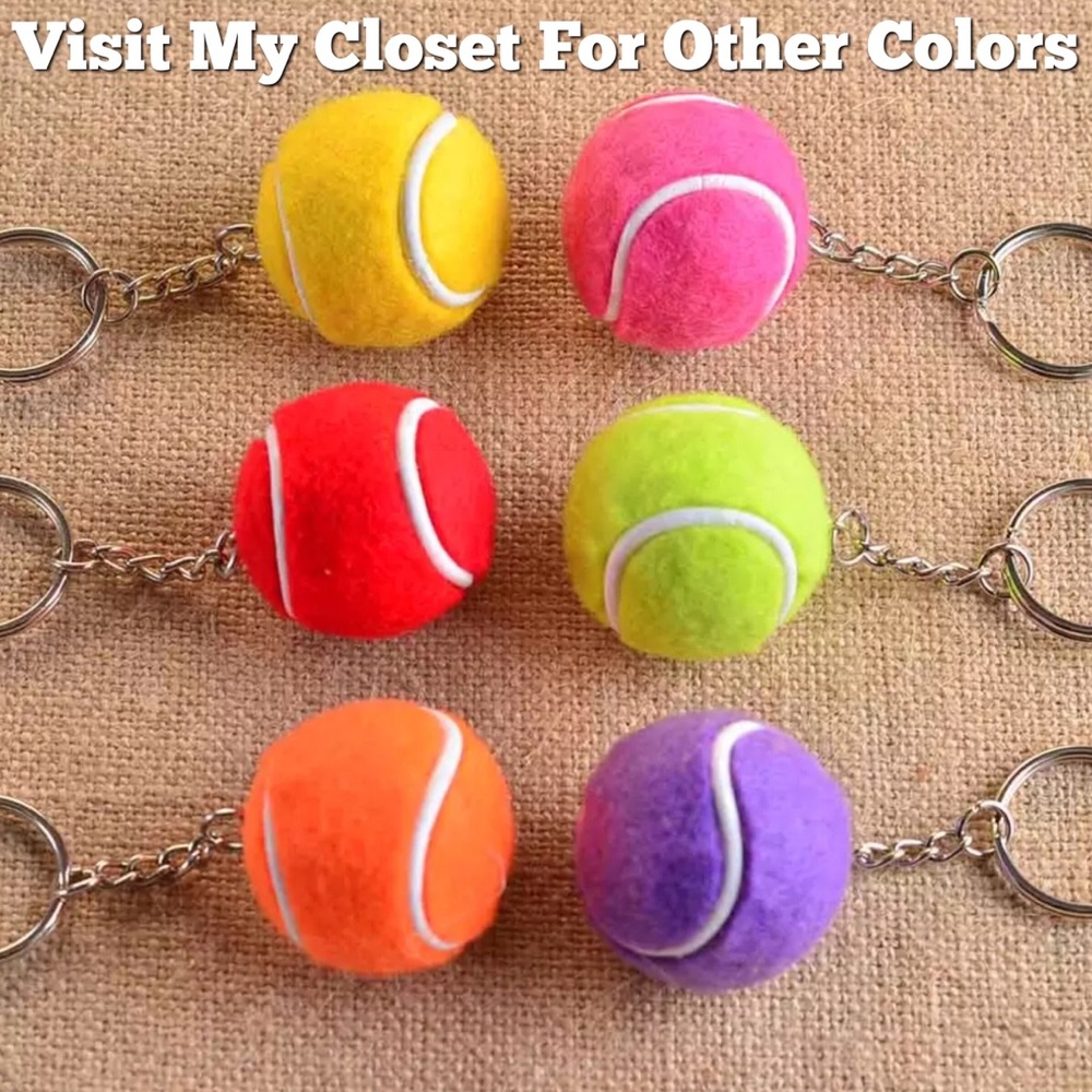 ❗️Moving SALE FINAL❗️ Mini Tennis Ball Keychain - Picture 2 of 5